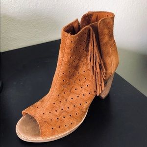 TOMS suede bootie